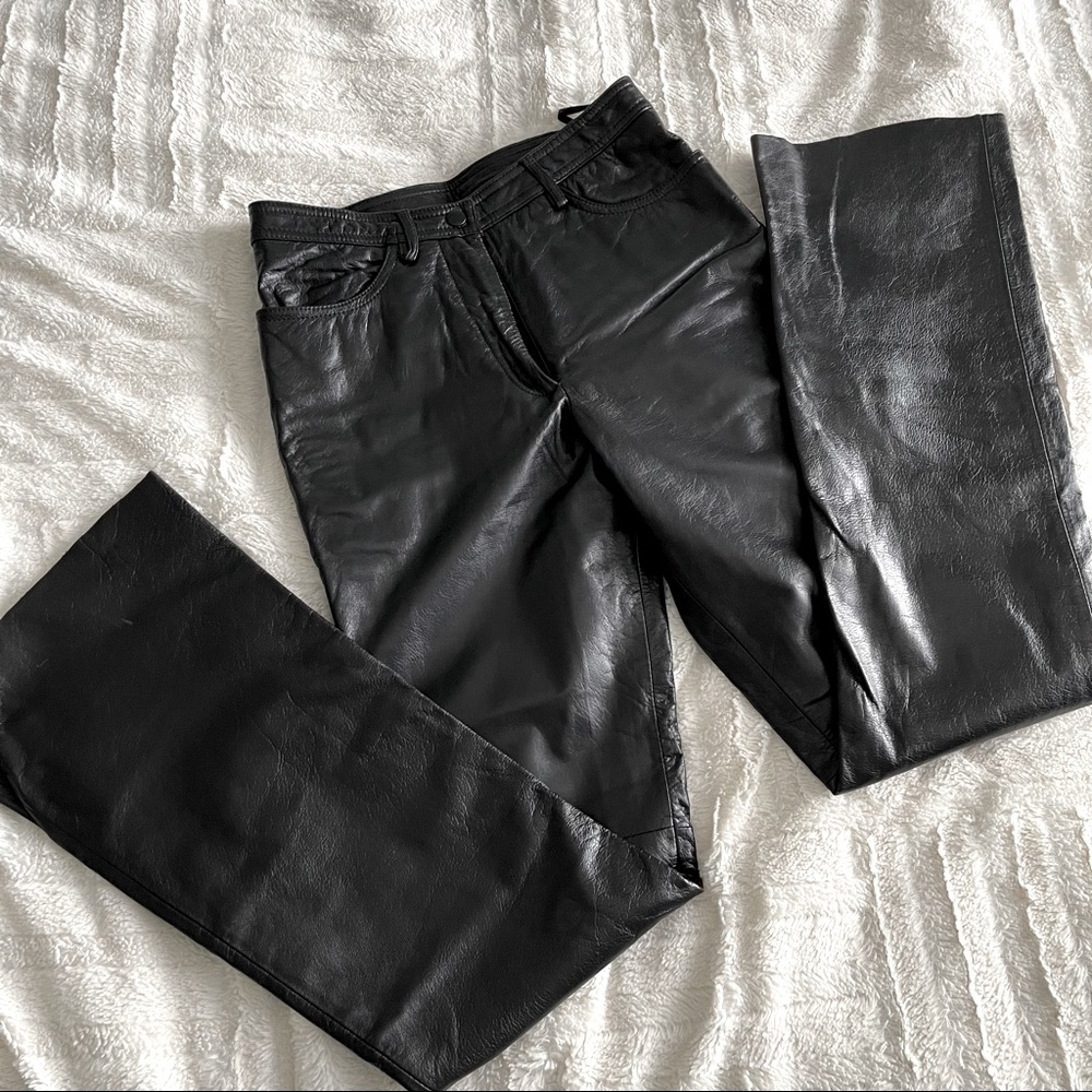 ✨SOLD ✨ Vintage Danier leather pants - Picture 1 of 3